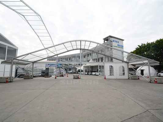 Transparent Clear Roof 3m Festival Stage Tent 850g/Sqm Flame Retardant Block